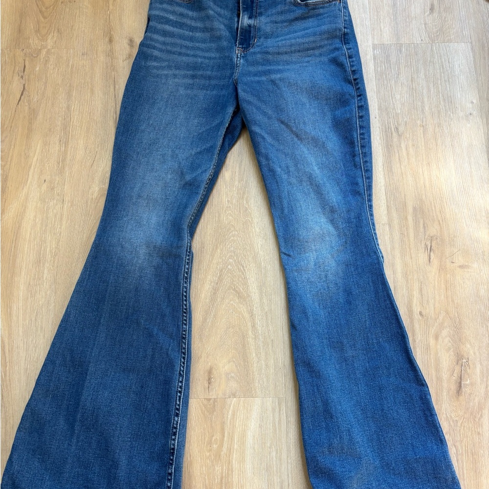 Hollister Dark Blue Flare Jeans